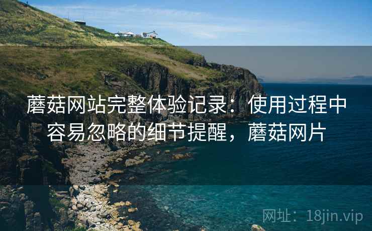 蘑菇网站完整体验记录：使用过程中容易忽略的细节提醒，蘑菇网片  第1张