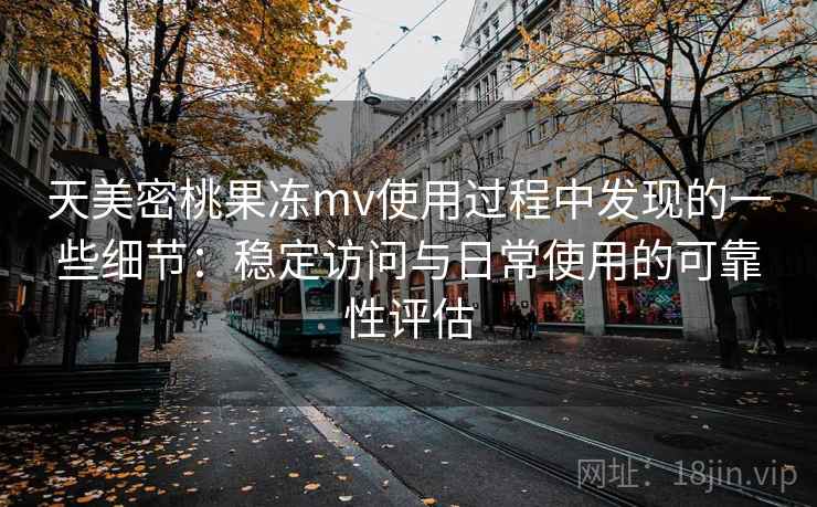 天美密桃果冻mv使用过程中发现的一些细节:稳定访问与日常使用的可靠性评估 第2张 天美密桃果冻mv使用过程中发现的一些细节:稳定访问与日常使用的可靠性评估 第2张