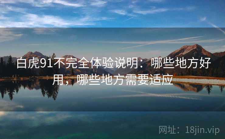 白虎91不完全体验说明:哪些地方好用,哪些地方需要适应 第1张 白虎91不完全体验说明:哪些地方好用,哪些地方需要适应 第1张
